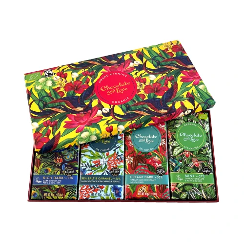 Chocolate and Love Phoenix Gift Box 4 x 80g