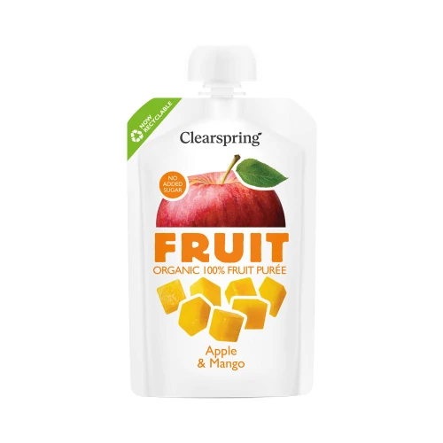 Clearspring Organic Apple & Mango Fruit Puree 100g