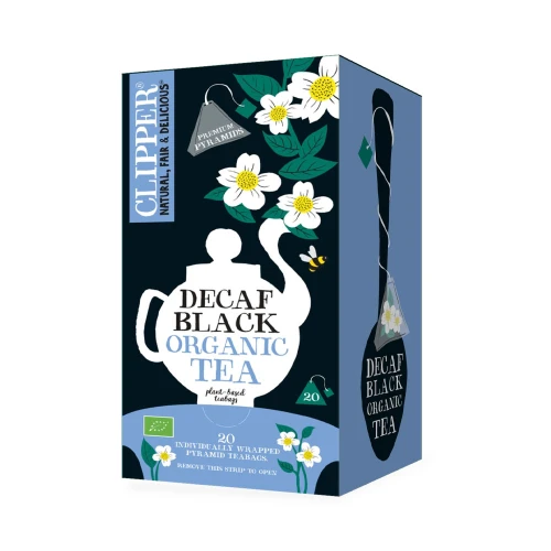 Clipper Decaf Black Organic Tea Pyramid - 20 Bags