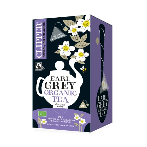 Clipper Earl Grey Organic Tea Pyramid - 20 Bags