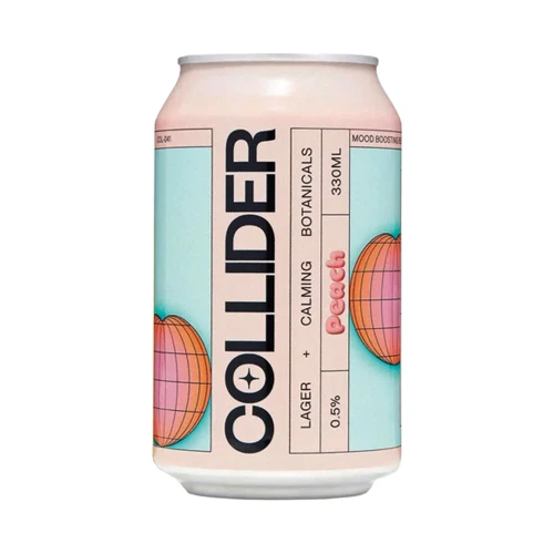 Collider Mood-Boosting Non-Alcoholic Peach Lager 330ml