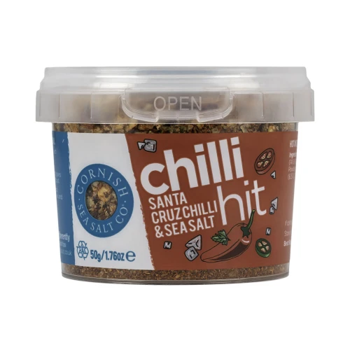 Cornish Sea Salt Cornish Chilli Hit Santa Cruz Chilli & Sea Salt 50g