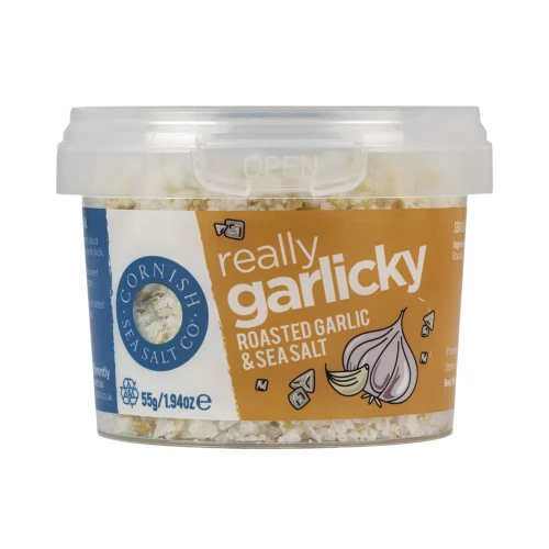 Cornish Sea Salt Really Garlicky Roasted Garlic Sea Salt 55g