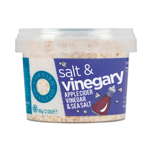 Cornish Sea Salt Co Salt & Vinegary - Apple Cider Vinegar & Sea Salt 60g