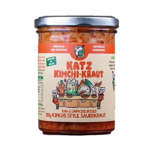 The Crafty Pickle Co Katz Kimchi Kraut 350g
