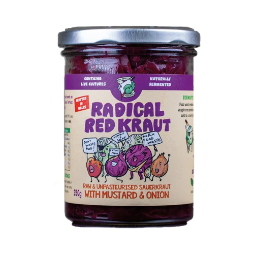 The Crafty Pickle Co Radical Red Kraut 350g