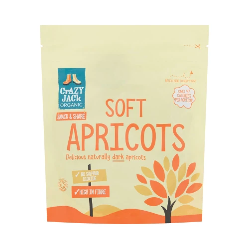 Crazy Jack Organic Soft Apricots 200g