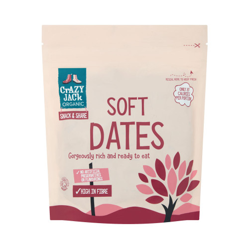Crazy Jack Organic Soft Dates 200g