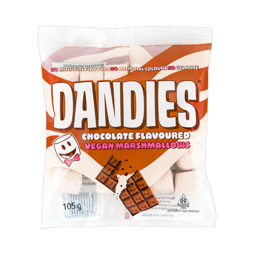 Dandies Chocolate Flavoured Vegan Marshmallows 105g