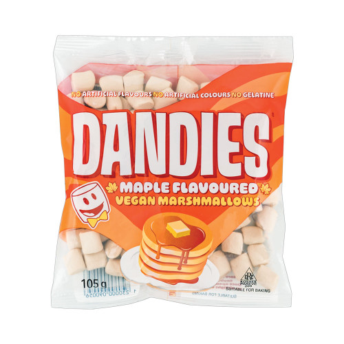 Dandies Maple Flavoured Vegan Marshmallows 105g