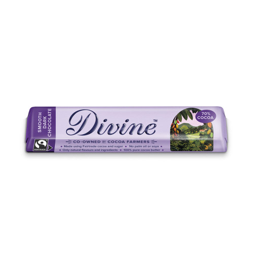 Divine Smooth Dark Chocolate 70% Cocoa 35g