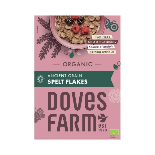 Doves Farm Organic Ancient Grain Spelt Flakes 375g