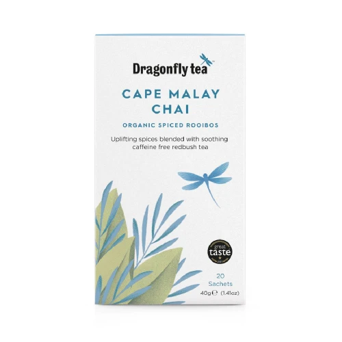Dragonfly Tea Cape Malay Chai Spiced Rooibos Tea 4 x 20bags