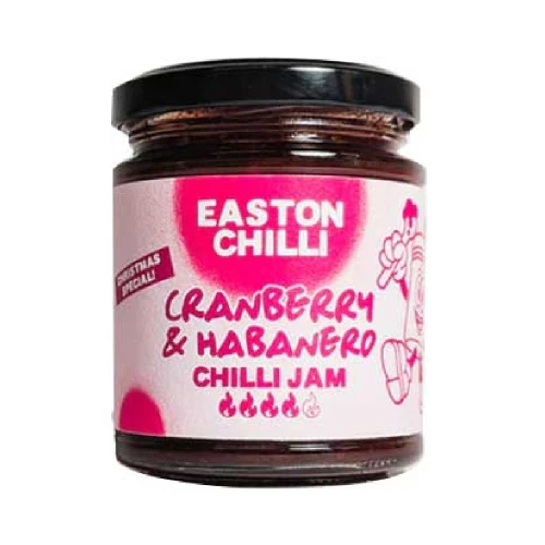 Easton Chilli Cranberry & Habanero Chilli Jam 200g
