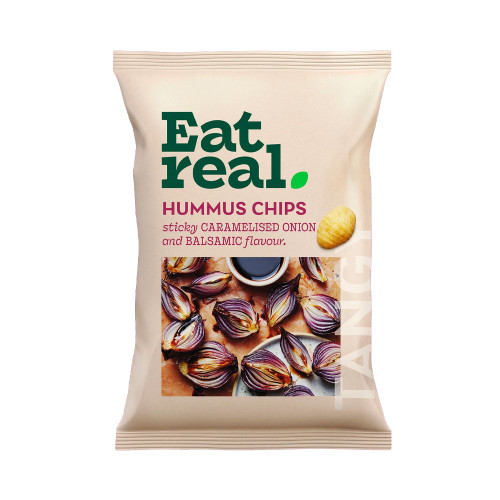 Eat Real Caramelised Onion & Balsamic Vinegar Hummus Crisps110g