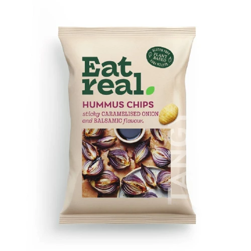 Eat Real Caramelised Onion & Balsamic Vinegar Hummus Crisps110g