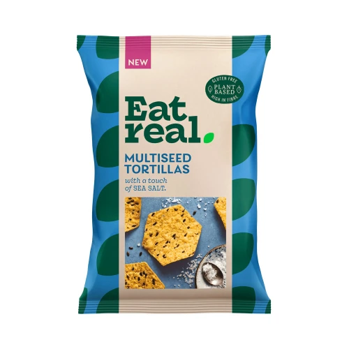 Eat Real Multiseed Tortilla Sea Salt Chips 160g