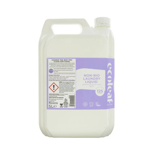 Ecoleaf Jasmine & White Musk Non-Bio Laundry Liquid 5ltr