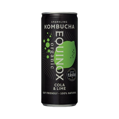Equinox Organic Cola & Lime Kombucha 250ml
