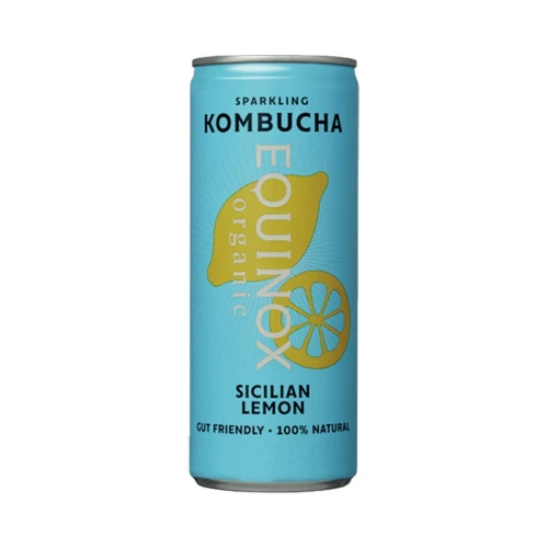 Equinox Organic Sicilian Lemon Kombucha 250ml