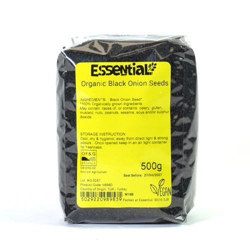 Essential Black Onion Seeds Organic 500g