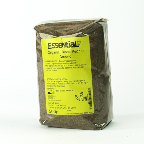 Essential Black Pepper Ground Org