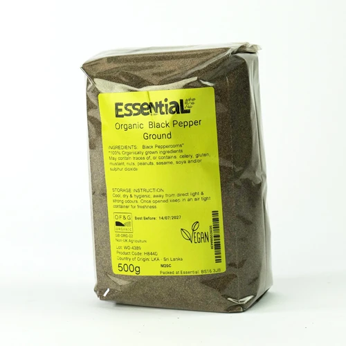 Essential Black Pepper Ground Org