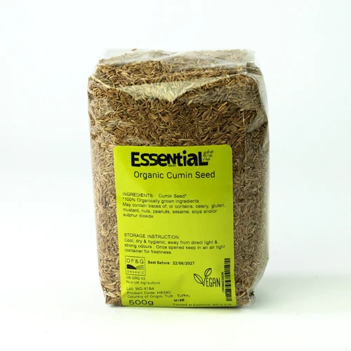 Essential Cumin Seed Organic 500g