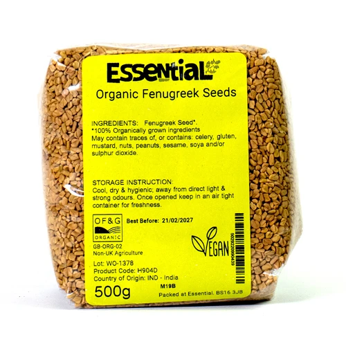 Essential Fenugreek Seeds Organic 500g