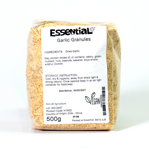 Essential Garlic Granules 500g