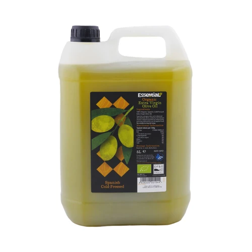 Essential Organic Spanish Extra Virgin Cold Pressed Olive Oil 5 ltr