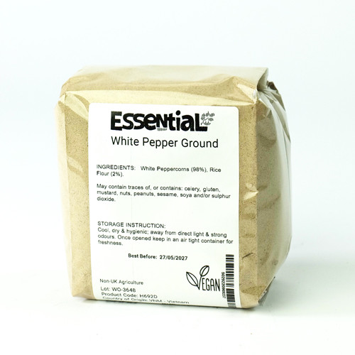 Essential White Pepper Ground 500g