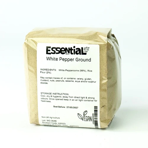 Essential White Pepper Ground 500g