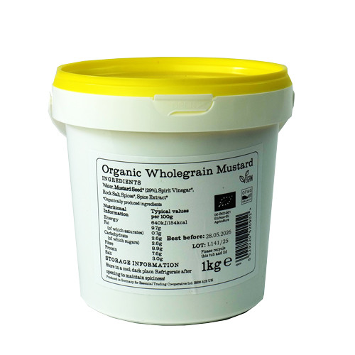Essential Wholegrain Mustard Organic 1kg