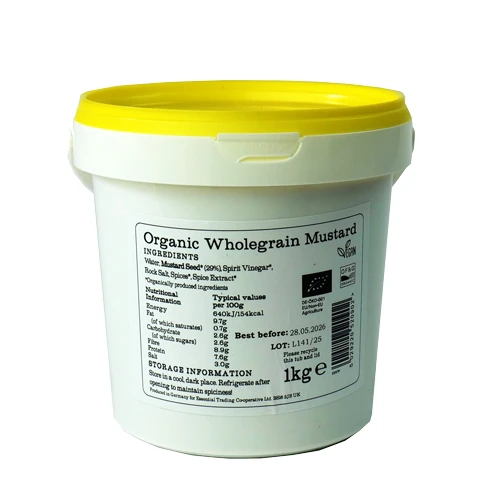 Essential Wholegrain Mustard Organic 1kg