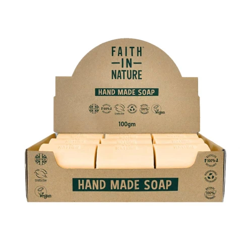 Faith In Nature Handmade Orange Unwrapped Soap 18 x 100g