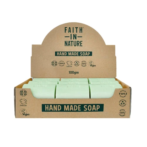Faith In Nature Handmade Rosemary Unwrapped Soap 18 x 100g 