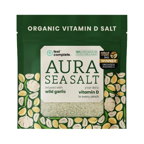 Feel Complete Aura Sea Salt infused with Wild Garlic 80g