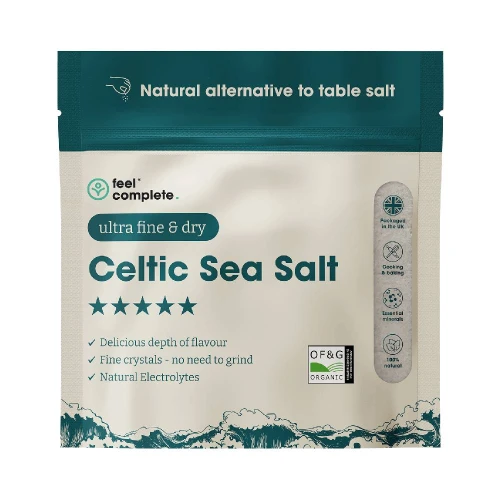 Feel Complete Celtic Sea Salt - Ultra Fine & Dry 200g