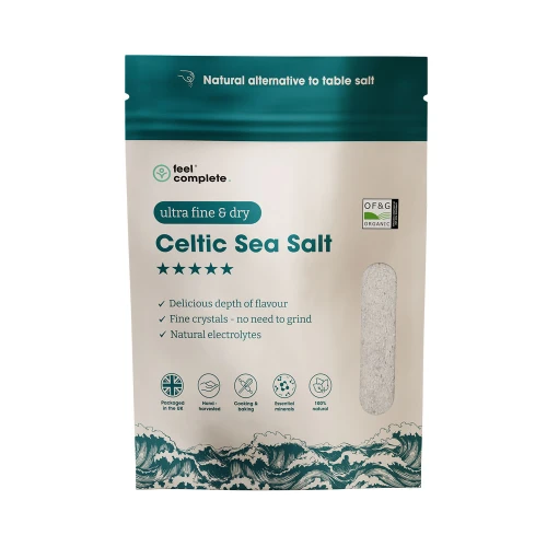 Feel Complete Ultra Fine & Dry Celtic Sea Salt 800g