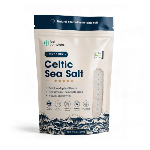 Feel Complete Fine & Dry Celtic Sea Salt 800g