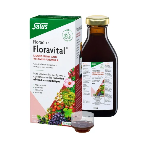 Floradix Floravital Liquid Iron and Vitamin Formula 500ml