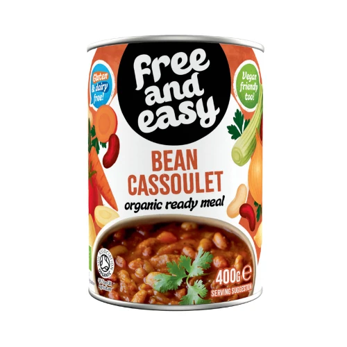 Free & Easy Organic Bean Cassoulet 400g