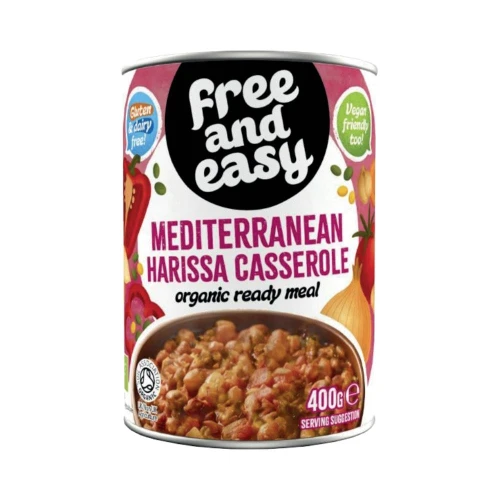 Free and Easy Organic Mediterranean Casserole 400g
