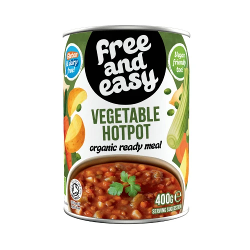 Free and Easy Organic Vegatable Hotpot 400g 