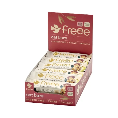 Free Banana and Chocolate Oat Bars - Display Box