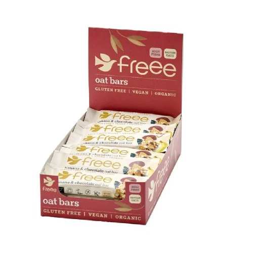 Free Banana and Chocolate Oat Bars - Display Box