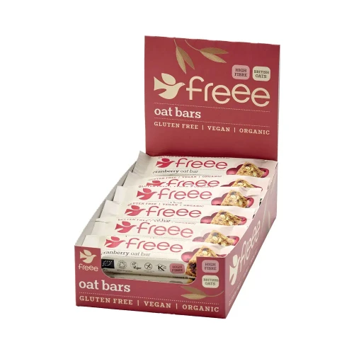 Freee Cranberry Oat Bars - Display Box