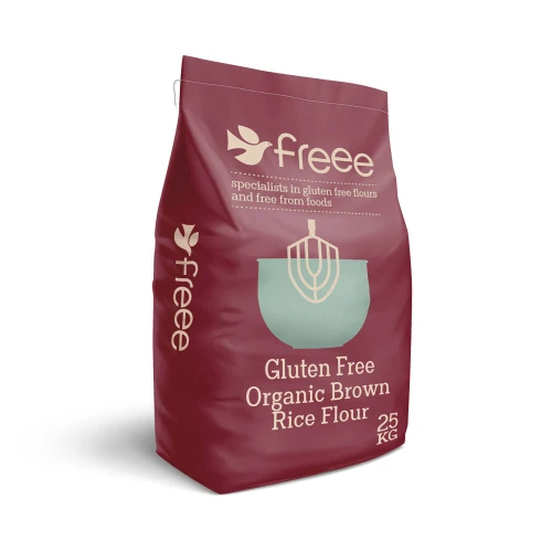 Freee Gluten Free Organic Brown Rice Flour 25kg