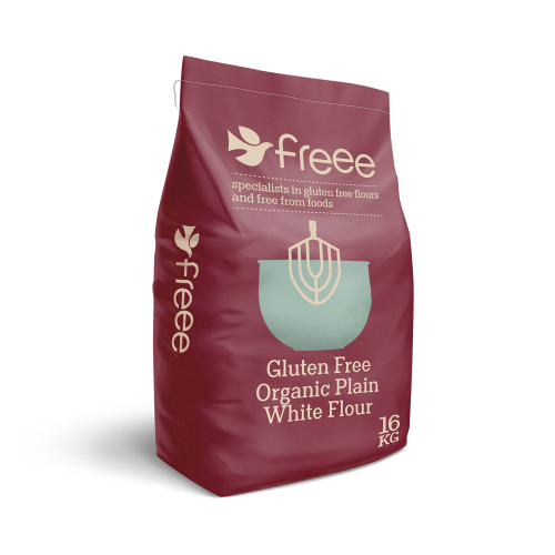 Freee Gluten Free Organic Plain White Flour 16kg